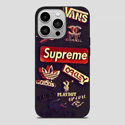 Brand Collage iPhone 14 Pro Case