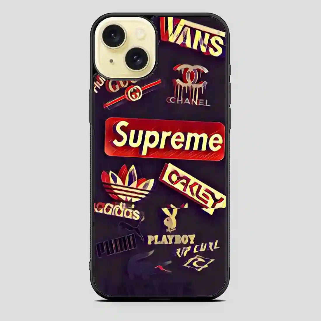 Brand Collage iPhone 15 Plus Case