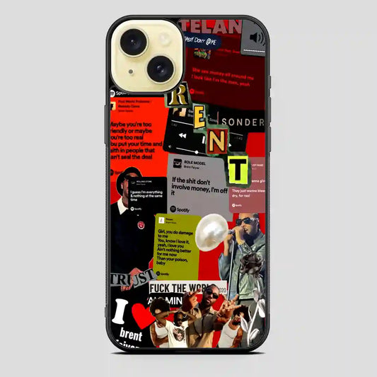 Brent Faiyaz Luxury iPhone 15 Plus Case