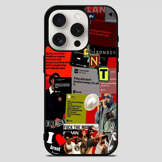 Brent Faiyaz Luxury iPhone 15 Pro Max Case