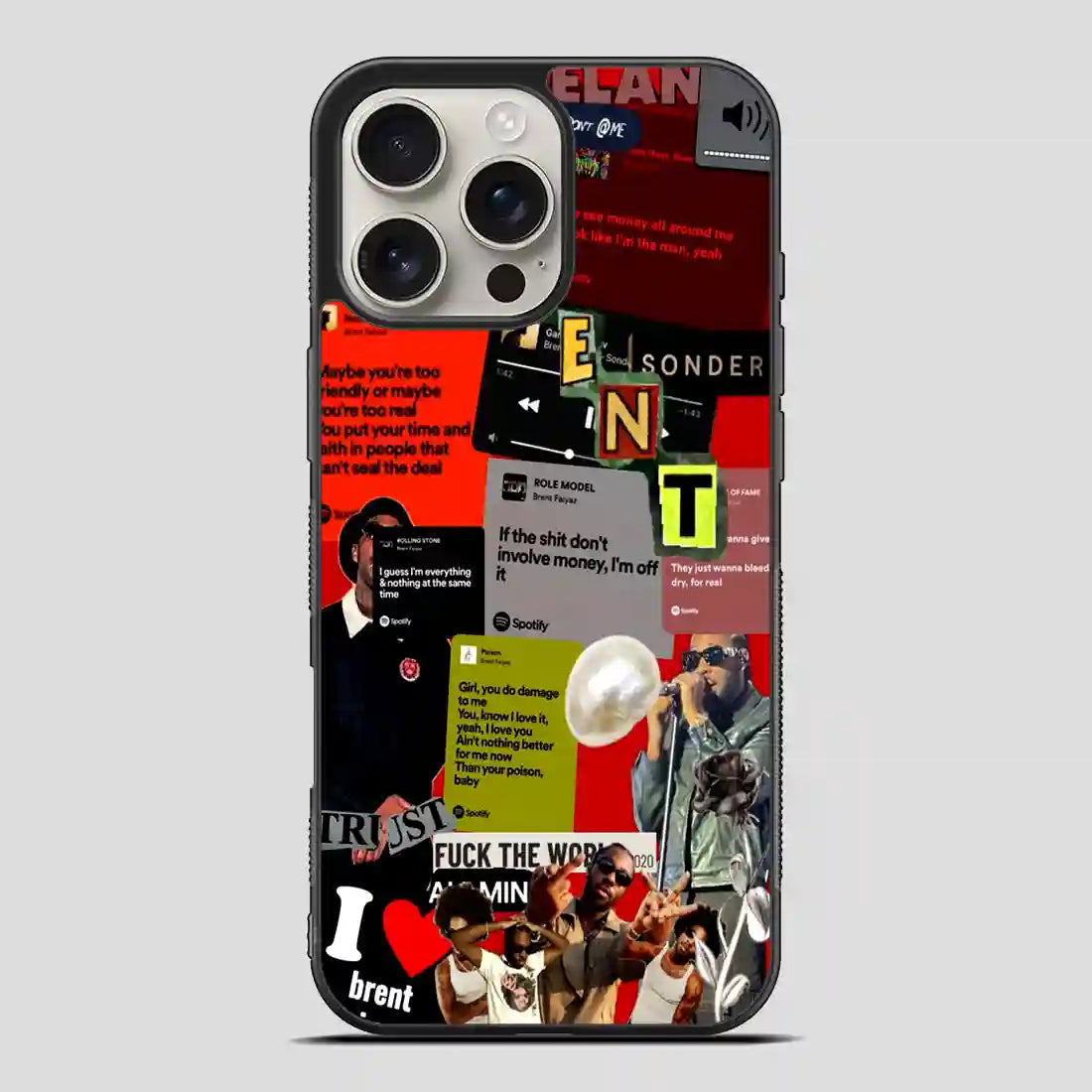 Brent Faiyaz Luxury iPhone 16 Pro Max Case