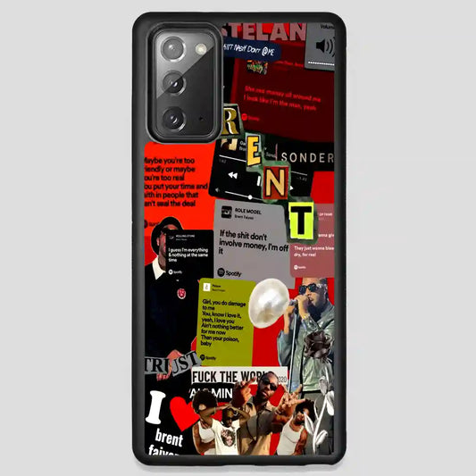 Brent Faiyaz Luxury Samsung Galaxy Note 20 Case