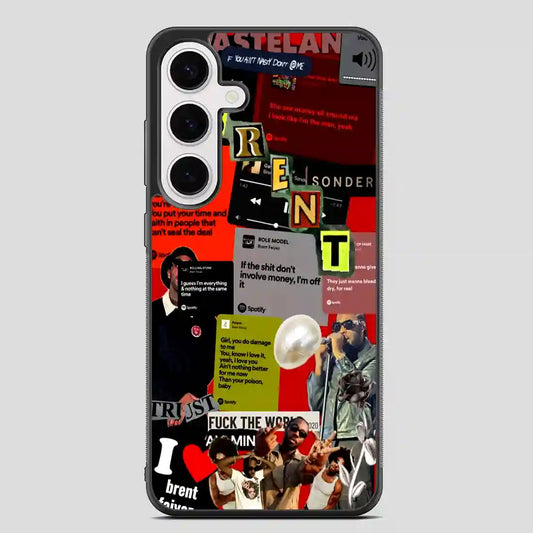 Brent Faiyaz Luxury Samsung Galaxy S24 FE Case