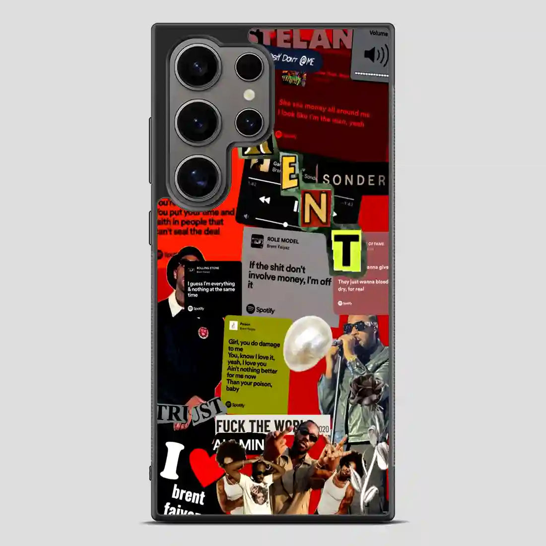 Brent Faiyaz Luxury Samsung Galaxy S24 Ultra Case