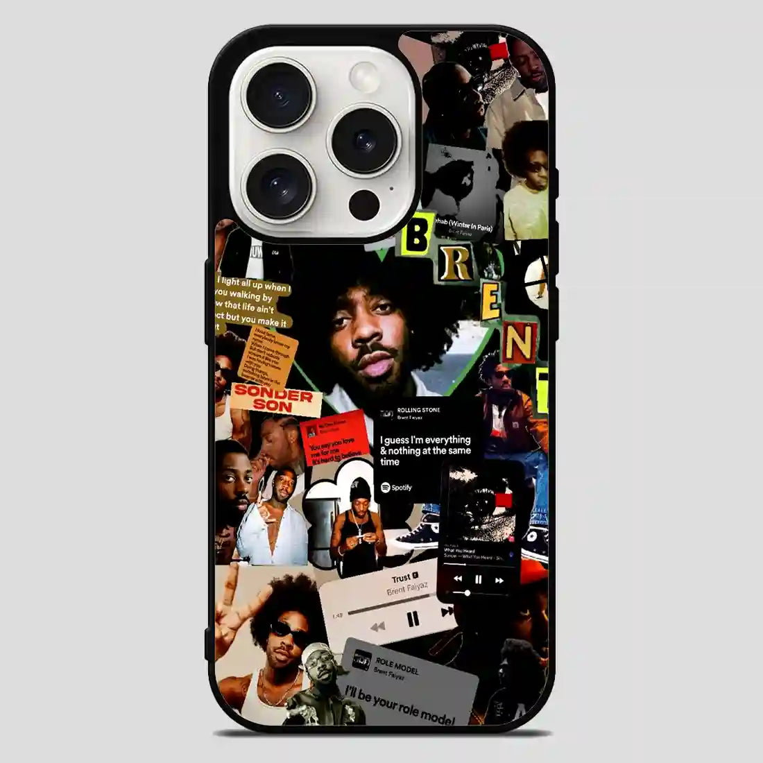 Brent Faiyaz Rainbow iPhone 15 Pro Max Case