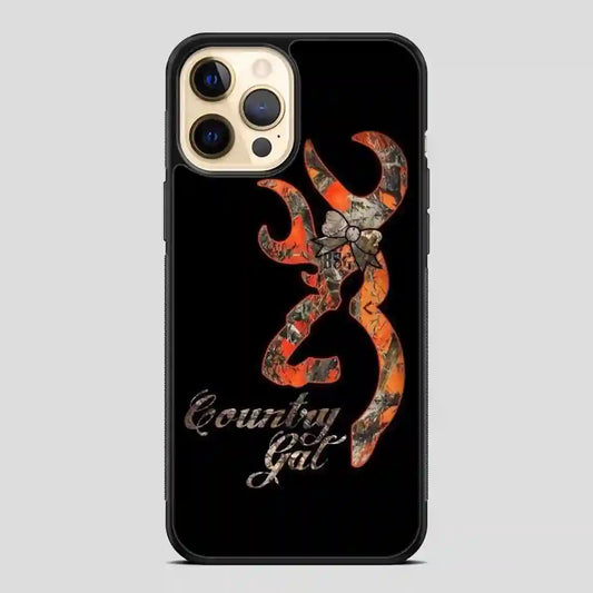 Browning Deer Camo Glitter iPhone 11 Pro Case