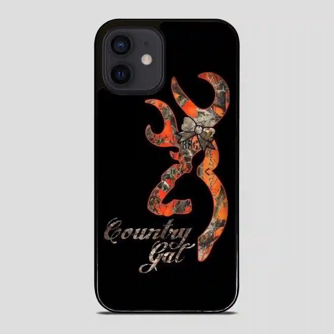 Browning Deer Camo Glitter iPhone 12 Mini Case