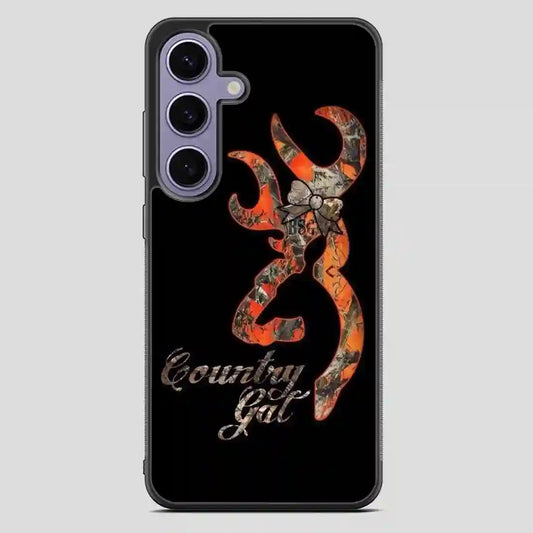 Browning Deer Camo Glitter Samsung Galaxy S23 FE Case