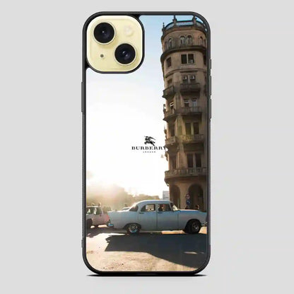 Burberry Cars iPhone 15 Plus Case