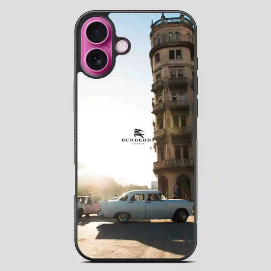 Burberry Cars iPhone 16 Plus Case