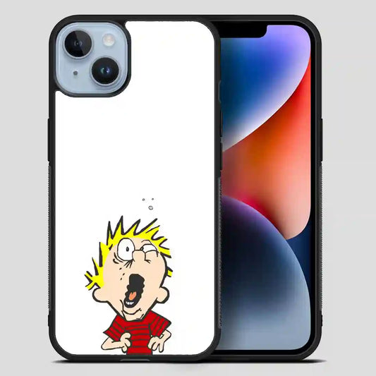 Burping Calvin iPhone 14 Plus Case