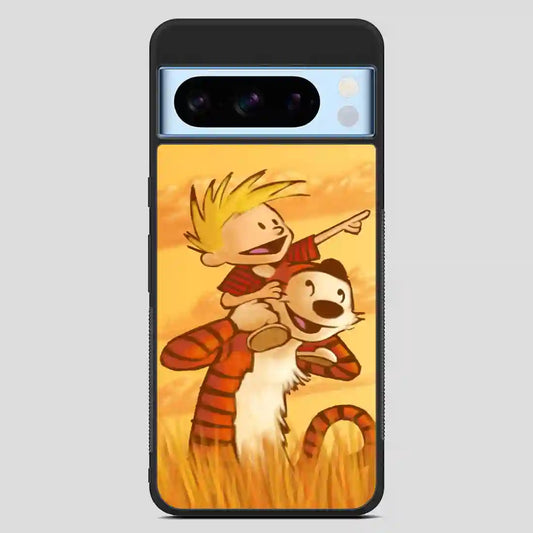 Calvin And Hobbes Friends Funny Google Pixel 8 Pro Case