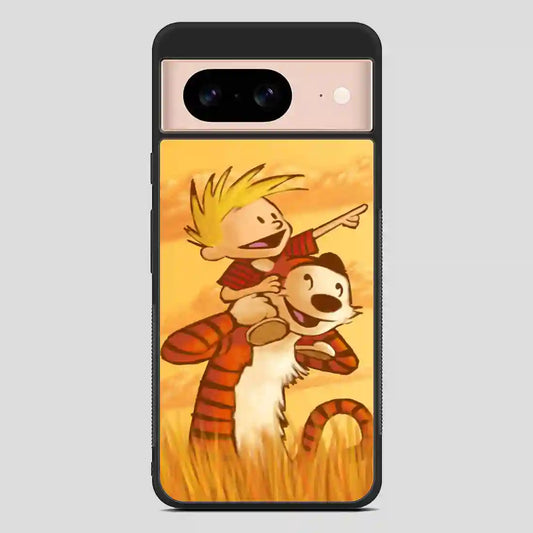 Calvin And Hobbes Friends Funny Google Pixel 8 Case