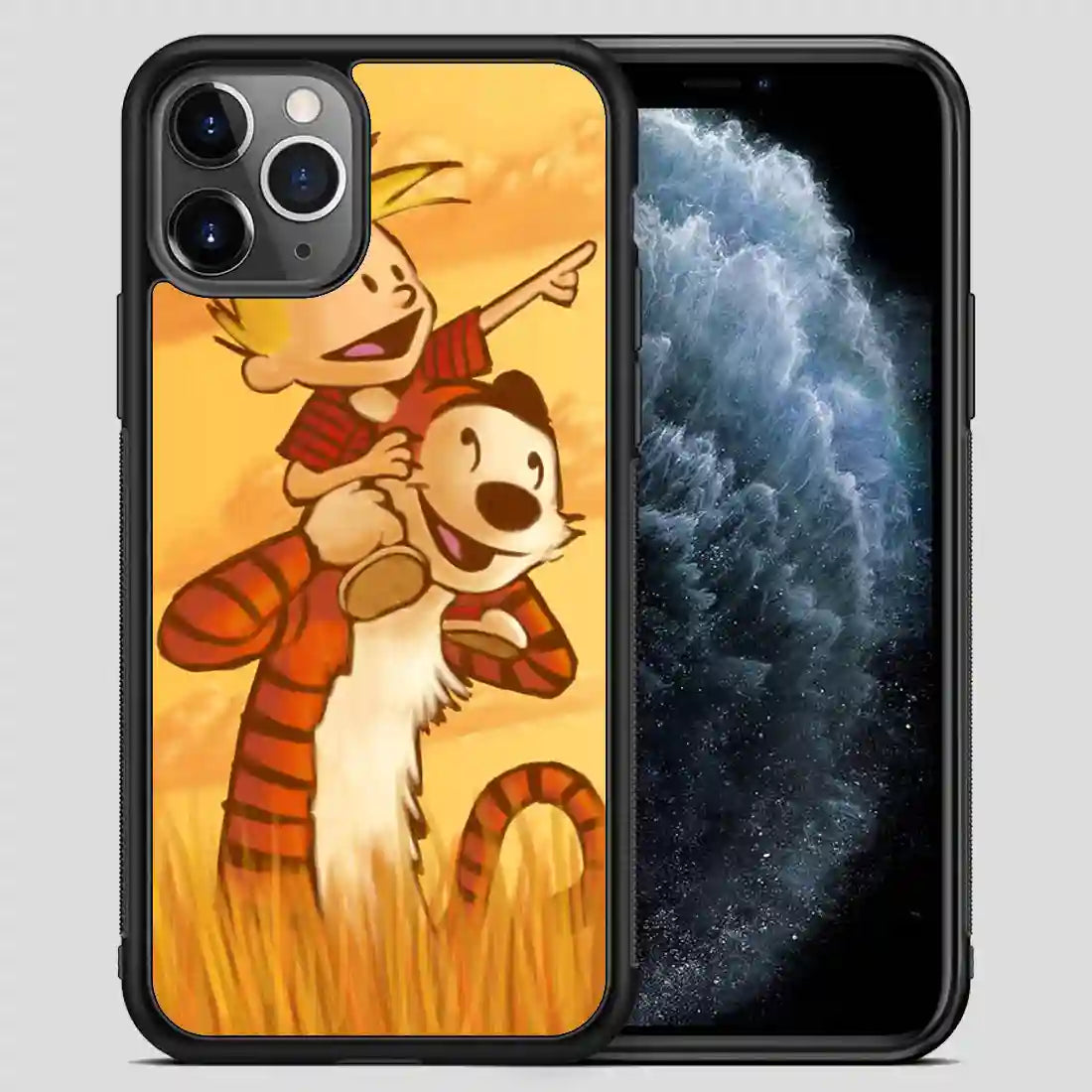 Calvin And Hobbes Friends Funny iPhone 11 Pro Max Case