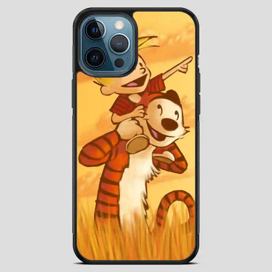 Calvin And Hobbes Friends Funny iPhone 12 Pro Max Case