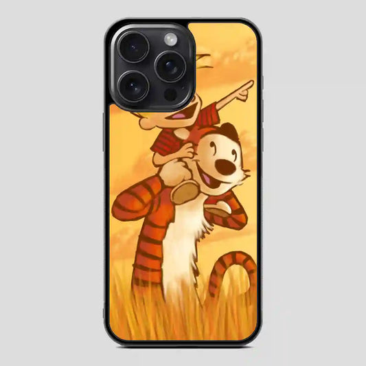 Calvin And Hobbes Friends Funny iPhone 15 Pro Case