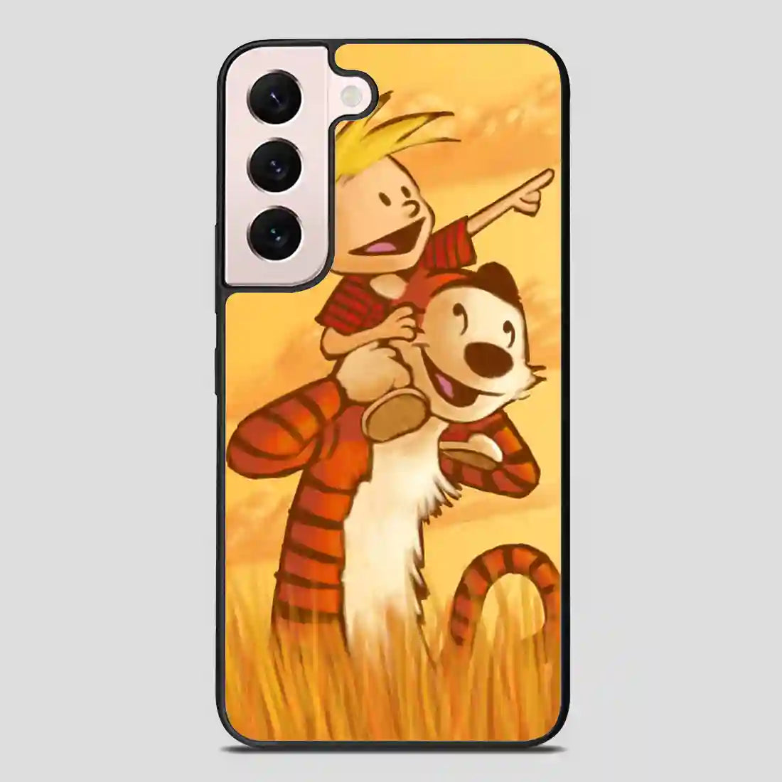 Calvin And Hobbes Friends Funny Samsung Galaxy S22 FE Case