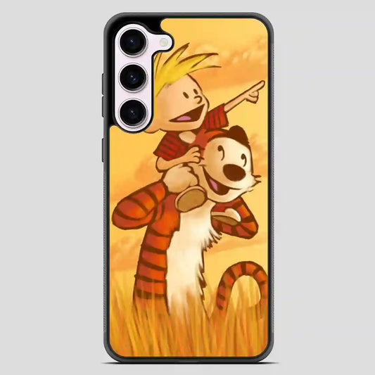 Calvin And Hobbes Friends Funny Samsung Galaxy S23 Case