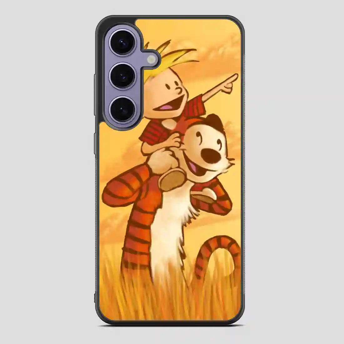 Calvin And Hobbes Friends Funny Samsung Galaxy S24 Case