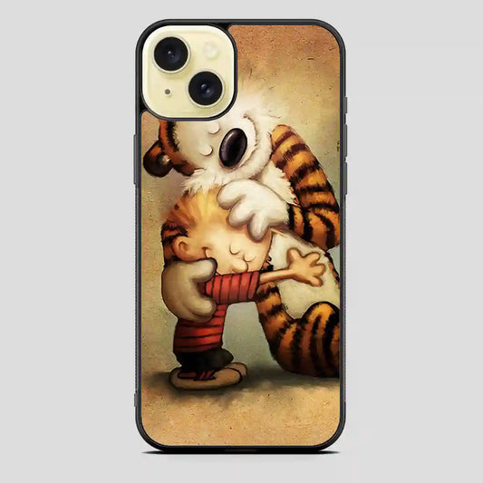 Calvin And Hobbes Friends iPhone 15 Plus Case