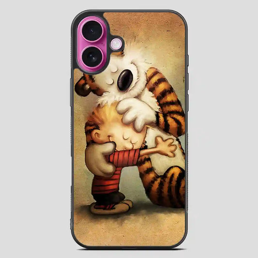 Calvin And Hobbes Friends iPhone 16 Plus Case