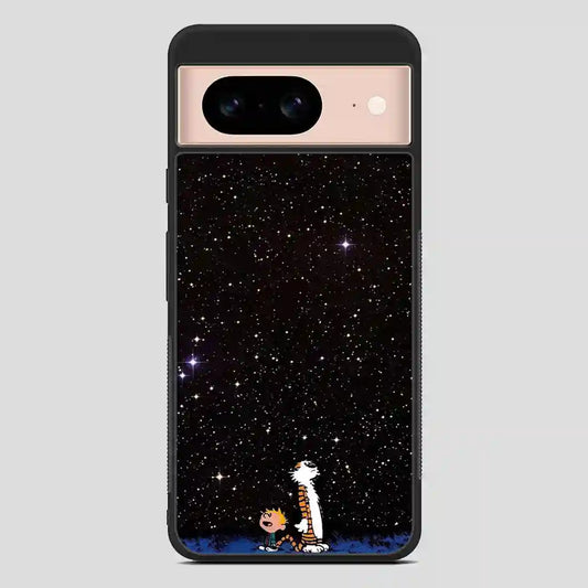 Calvin And Hobbes Galaxy Google Pixel 8 Case