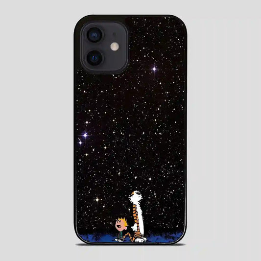 Calvin And Hobbes Galaxy iPhone 12 Mini Case