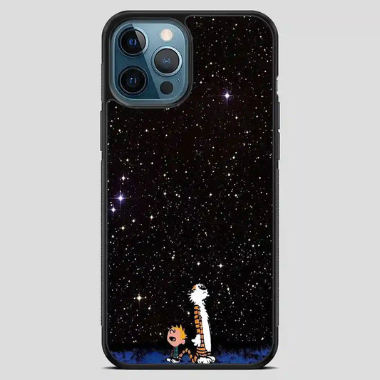 Calvin And Hobbes Galaxy iPhone 12 Pro Max Case