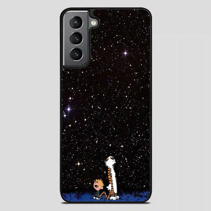 Calvin And Hobbes Galaxy Samsung Galaxy S21 FE Case