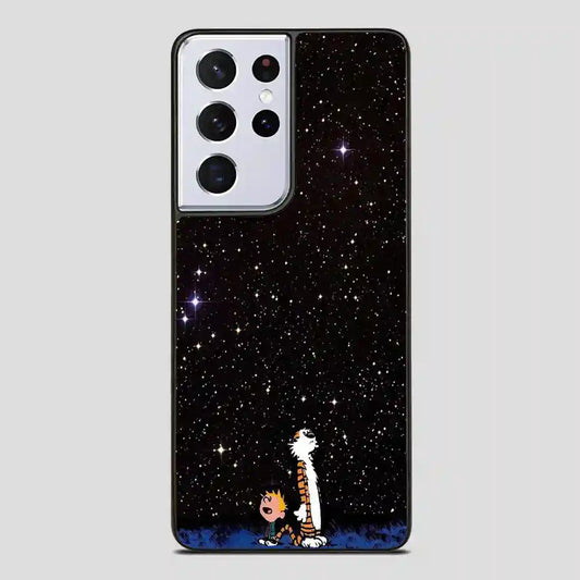 Calvin And Hobbes Galaxy Samsung Galaxy S21 Ultra Case