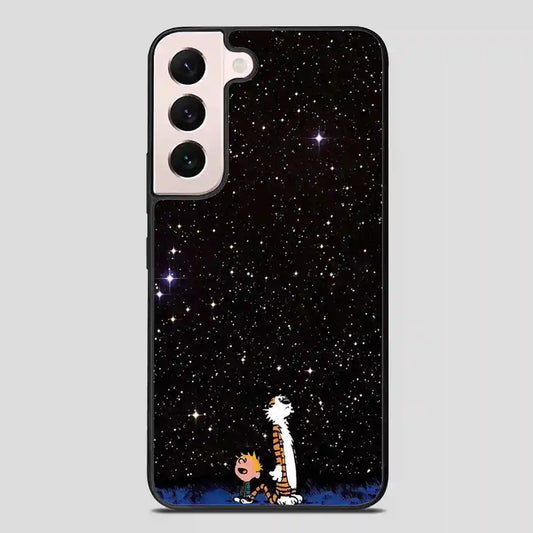 Calvin And Hobbes Galaxy Samsung Galaxy S22 FE Case