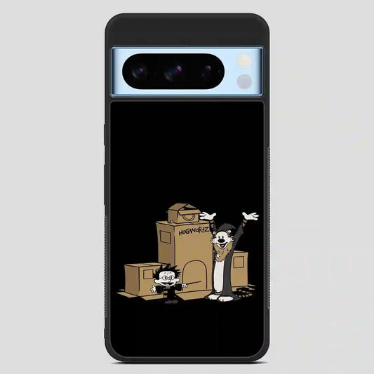 Calvin And Hobbes Harry Potter Hogwartz Google Pixel 8 Pro Case