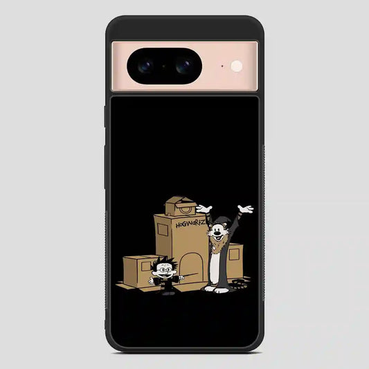 Calvin And Hobbes Harry Potter Hogwartz Google Pixel 8 Case