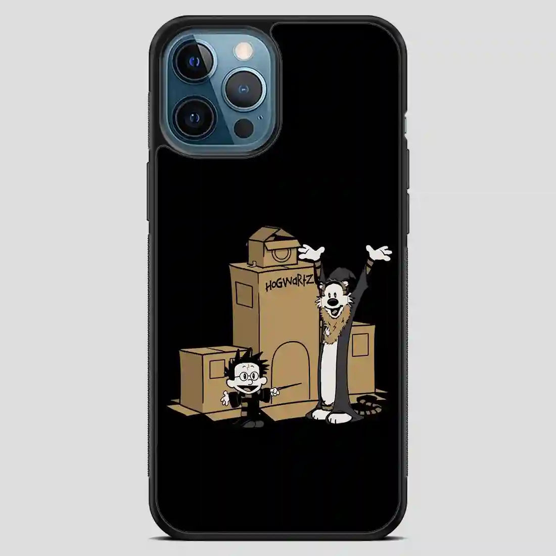 Calvin And Hobbes Harry Potter Hogwartz iPhone 12 Pro Max Case