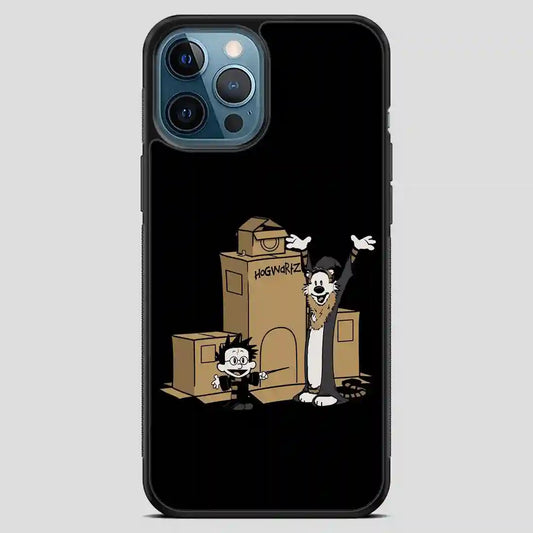 Calvin And Hobbes Harry Potter Hogwartz iPhone 12 Pro Max Case