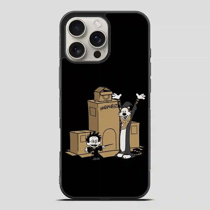 Calvin And Hobbes Harry Potter Hogwartz iPhone 16 Pro Max Case