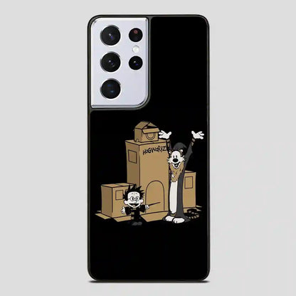 Calvin And Hobbes Harry Potter Hogwartz Samsung Galaxy S21 Ultra Case