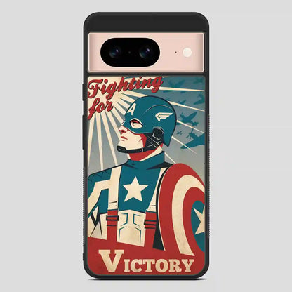 Captain America Retro Poster Google Pixel 8 Case