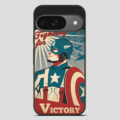 Captain America Retro Poster Google Pixel 9 Case