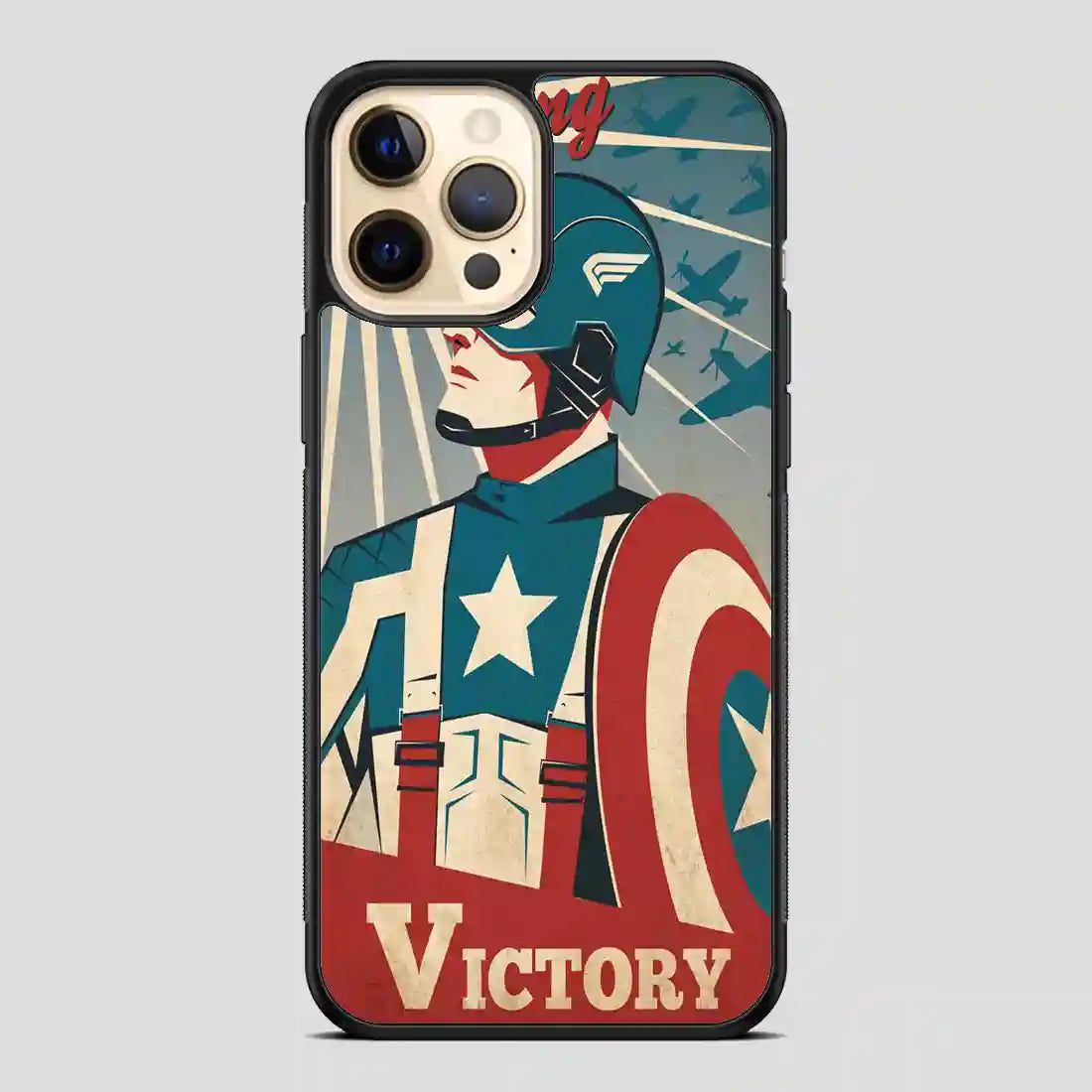 Captain America Retro Poster iPhone 11 Pro Case