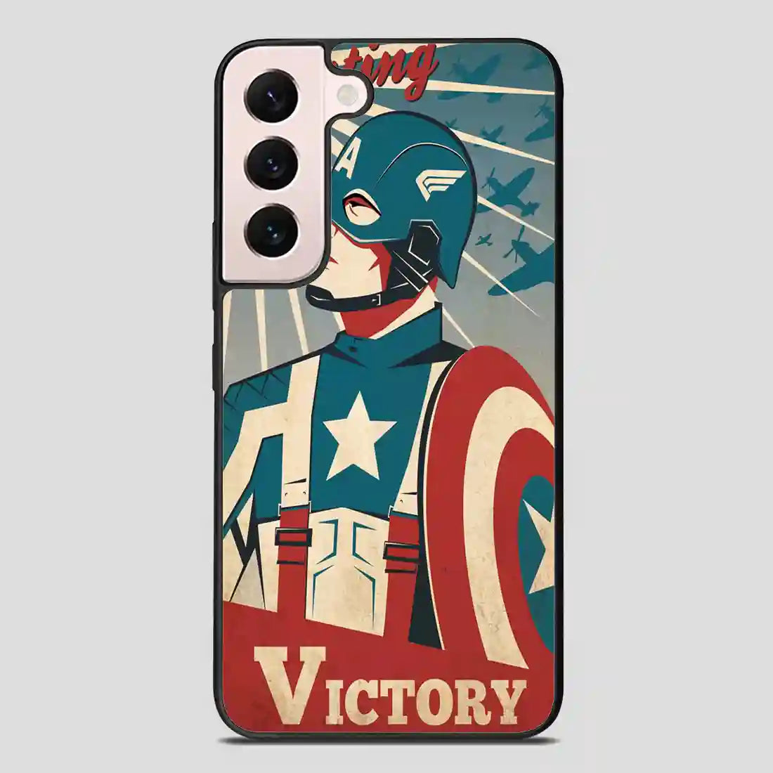 Captain America Retro Poster Samsung Galaxy S22 FE Case