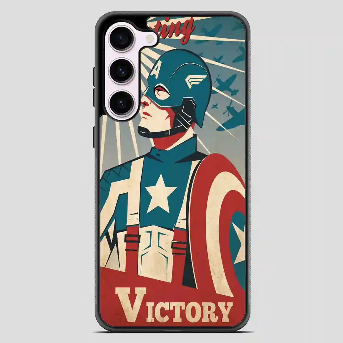 Captain America Retro Poster Samsung Galaxy S23 Case