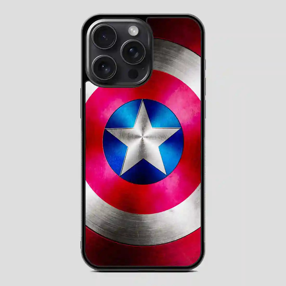 Captain America Shield Inspired iPhone 15 Pro Case