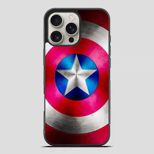 Captain America Shield Inspired iPhone 16 Pro Max Case