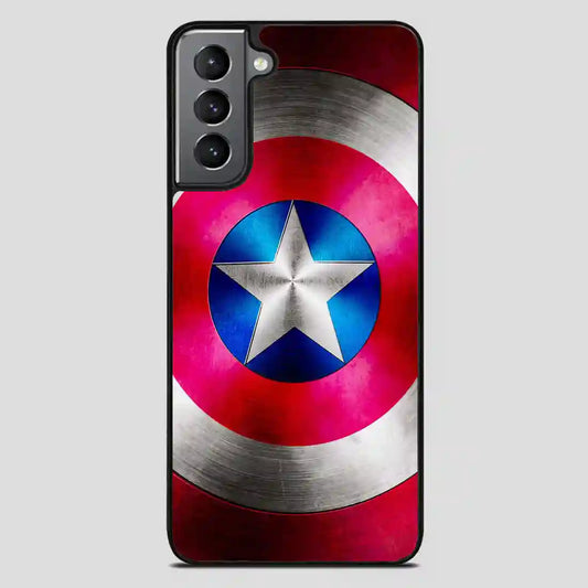 Captain America Shield Inspired Samsung Galaxy S21 FE Case