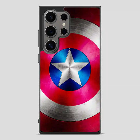 Captain America Shield Inspired Samsung Galaxy S24 Ultra Case