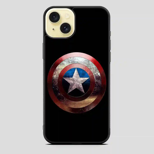 Captain America Shield Retro iPhone 15 Plus Case