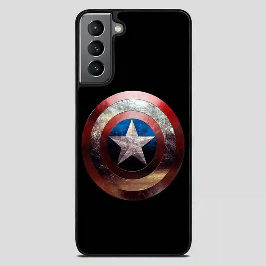 Captain America Shield Retro Samsung Galaxy S21 FE Case