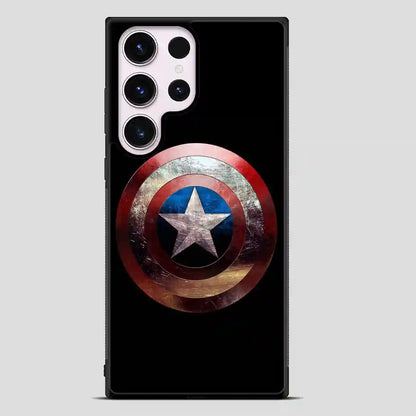 Captain America Shield Retro Samsung Galaxy S23 Ultra Case