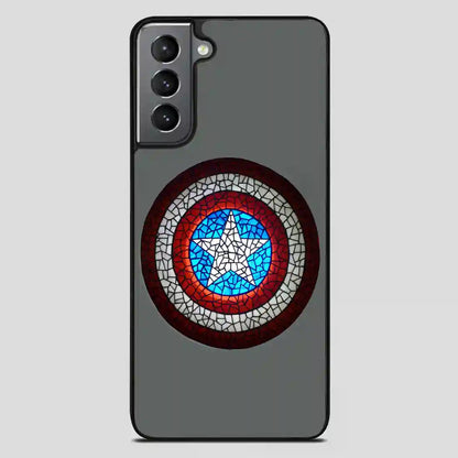 Captain America Shield Samsung Galaxy S21 FE Case